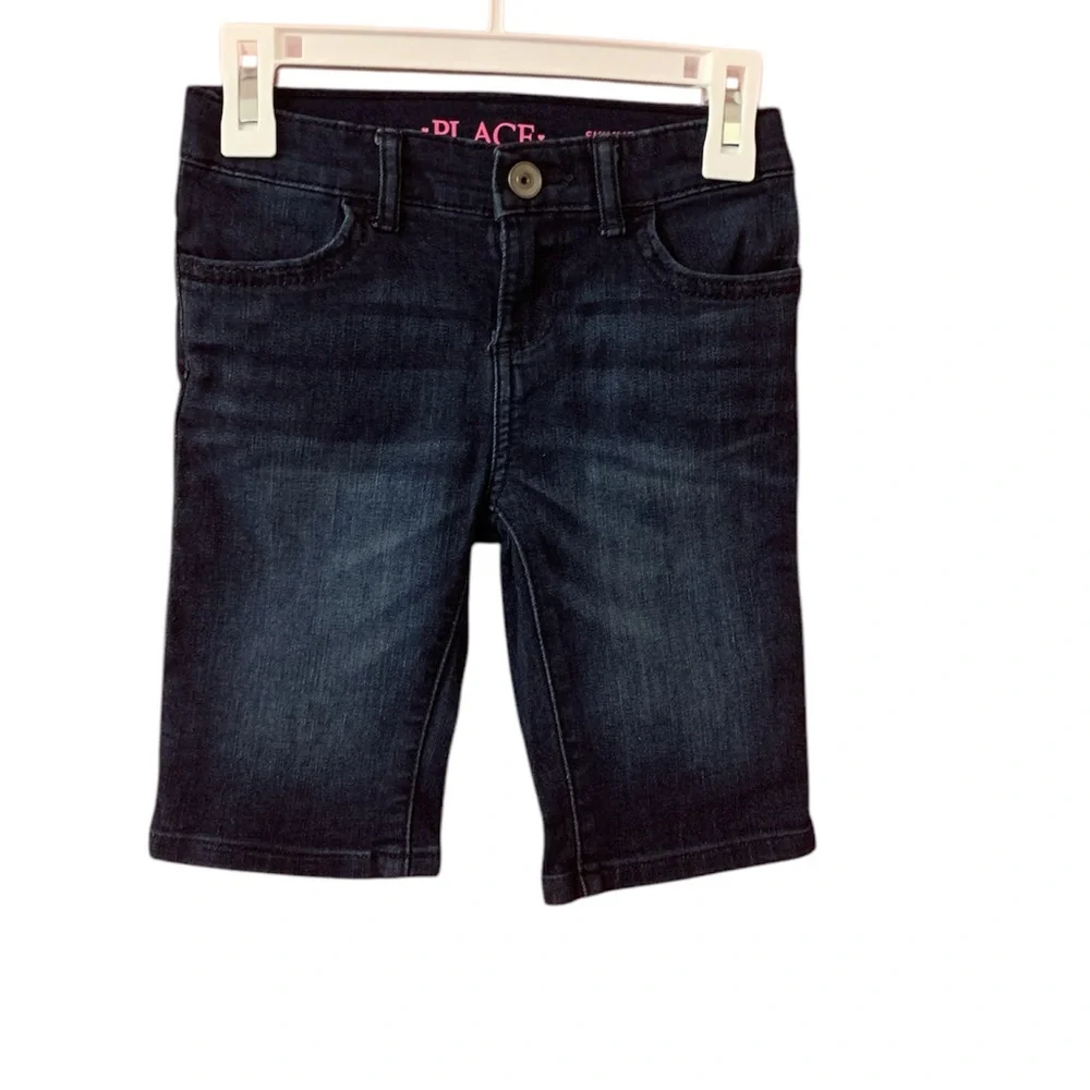 The Children's Place Dark Blue Denim Shorts 6